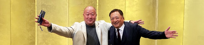 伊藤社長と高旗社長の画像